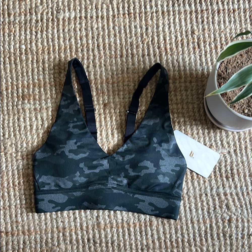 Fabletics Camo Print Sports Bra